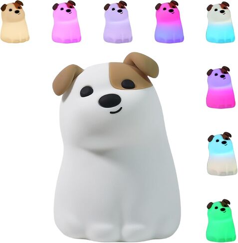 Sloth Night Light with Color Change - Warm Light Touch Control Bedside Lamp, Squishy Soft Silicone Calming Nightlight, Nursery, Gift Idea in Kuwait
