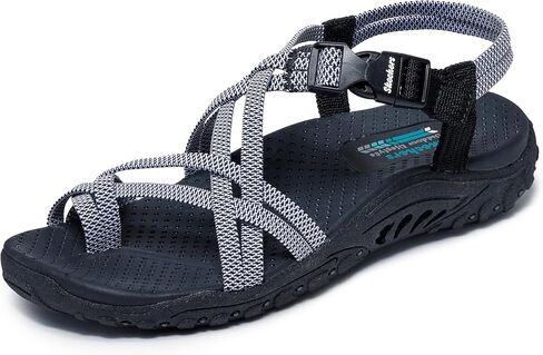 Skechers Women's Reggae Irie Mon Slingback Sandal | Machine Washable, Stretch Fit, Vegan Materials, Buckle Closure, Reggae Midsole, Toe Loop Thong with Slingback in Kuwait