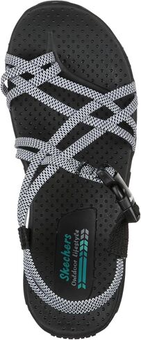 Skechers Women's Reggae Irie Mon Slingback Sandal | Machine Washable, Stretch Fit, Vegan Materials, Buckle Closure, Reggae Midsole, Toe Loop Thong with Slingback in Kuwait