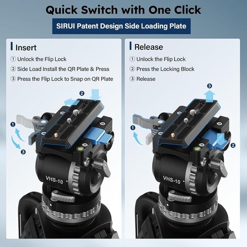 SIRUI Mid-Level Spreader & Horseshoe Feet for SQ75+VHS10 & SVS75 in Kuwait