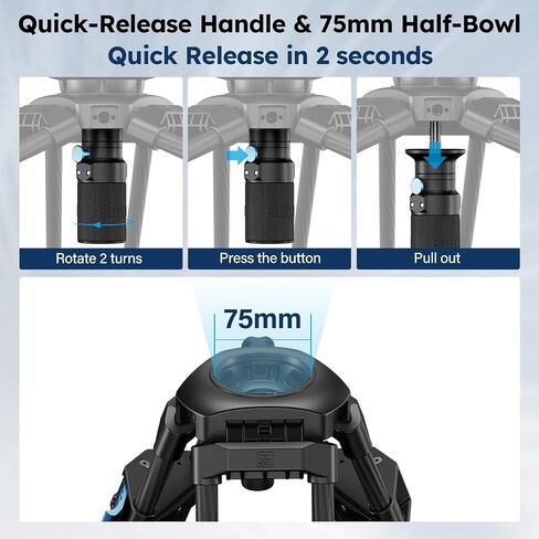 SIRUI Mid-Level Spreader & Horseshoe Feet for SQ75+VHS10 & SVS75 in Kuwait