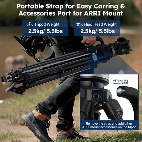 SIRUI Mid-Level Spreader & Horseshoe Feet for SQ75+VHS10 & SVS75 in Kuwait