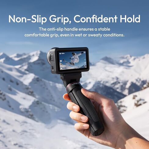 ULANZI MT99 Mini Tripod & Selfie Stick for DJI Osmo Action 6/Nano & Xtra Atto, 2-in-1 Magnetic Quick-Release Mount, 143° Adjustable Tilt, 3-Section Extendable 10.24inch, Anti-Slip Handle in Kuwait