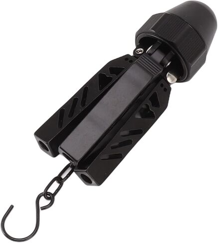 Generic Aluminum Alloy Camping Tripod Black Adjustable Support Pole for Pyramid Tents and Lights 5.43in in Kuwait