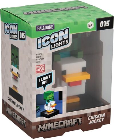 Minecraft Chicken Jockey Icon Light - Officially Licensed Minecraft Product in Kuwait