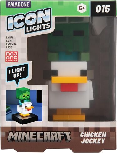 Minecraft Chicken Jockey Icon Light - Officially Licensed Minecraft Product in Kuwait