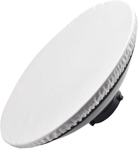 Godox 16.5inch/42cm Silver Beauty Dish Bowens Mount Reflector w/Honeycomb, White Diffuser and Carry Bag, Light Modifier for Bowens Mount Flash, LED Light, for Godox AD600 Pro II, AD800 Pro SL60W in Kuwait