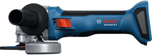 BOSCH GWS18V-8-2N 18V 4-1/2" Angle Grinder with Brushless Motor, KickBack Control, and Ergonomic Grip for All-Day Comfort in Light Grinding & Cutting (Inc: Guards, Handle, Flange, Nut) in Kuwait