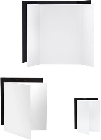 V-FLAT WORLD Tabletop V-Flat Light Reflectors for Photography - Food Photography & Product Photography Lighting Tool, Folding Light Reflector & Diffuser for Larger Items - 6 Pack - 3 Sizes in Kuwait