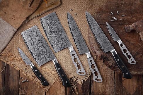 KATSURA Woodworking Project Kit – Bread Knife Blank – 8 Inch – Japanese Premium AUS 10, 67 Layers Damascus Steel – NO LOGO in Kuwait