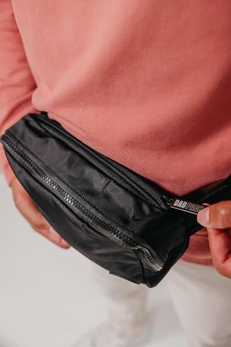 Hands-Free Diaper Bag for Dads - Compact Waist Pack & Crossbody Sling for Parenting, Travel, Day Trips | Water-Resistant Fanny Pack for New Dads in Kuwait