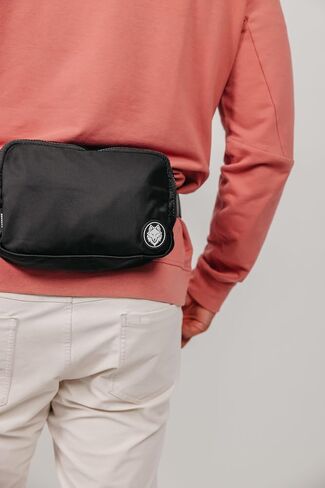 Hands-Free Diaper Bag for Dads - Compact Waist Pack & Crossbody Sling for Parenting, Travel, Day Trips | Water-Resistant Fanny Pack for New Dads in Kuwait