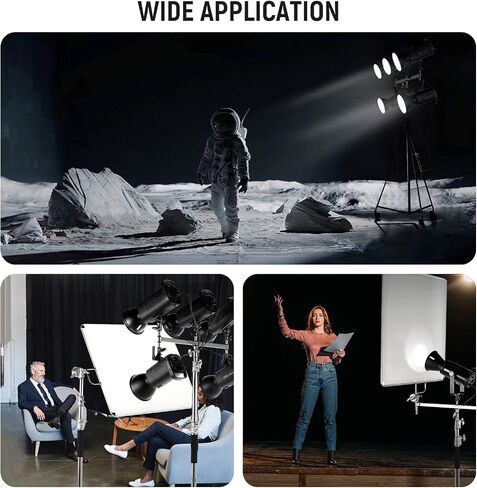 NEEWER Baby Triple Header Boom Arm with Five 5/8" Pins for LED Light/Strobe Flash, One 1-1/8" Pin for C Stand/Light Stand with 16mm Baby Stud or 28mm Junior Receiver, Stainless Steel, UA005 in Kuwait