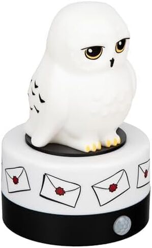 Paladone Hedwig Motion Sensor Room Guard and Night Light, Officially Licensed Harry Potter LED Lamp and Security Alarm for Kids Bedrooms, Teenagers, Home, Gift for Potterheads | Motion Sensor Alarm Light • Plays Sounds & Flashes • Night Light Mode • USB O in Kuwait