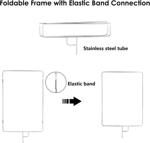 Photography Light Reflector Flag Kit, 35x47inches/90x120cm, 4-in-1 Gold/Silver/Black/White Diffuser and Translucent Diffuser, Foldable Stainless Steel Frame in Kuwait