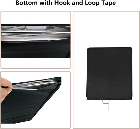 Photography Light Reflector Flag Kit, 35x47inches/90x120cm, 4-in-1 Gold/Silver/Black/White Diffuser and Translucent Diffuser, Foldable Stainless Steel Frame in Kuwait