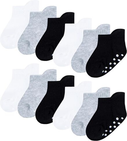 Huggies 12-Pack Lightweight Ankle Gripper Socks in Kuwait