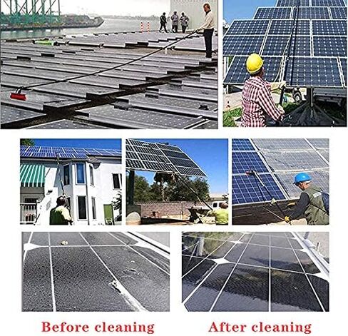 Window Cleaning Telescopic Cleaner Wash Brush Kit Adjustable Pole Length，Cleaning Brush, Window Cleaning Pole, Water Fed Telesbrush, Equipment Extension Pole, Telesrod Cleaning Brush for Tru in Kuwait