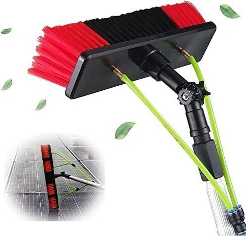 Window Cleaning Telescopic Cleaner Wash Brush Kit Adjustable Pole Length，Cleaning Brush, Cleaning Brush Cleaning Photovoltaic and Solar Panels,Window Clean, Glass Wall Cleaning, 5-12M Washin in Kuwait