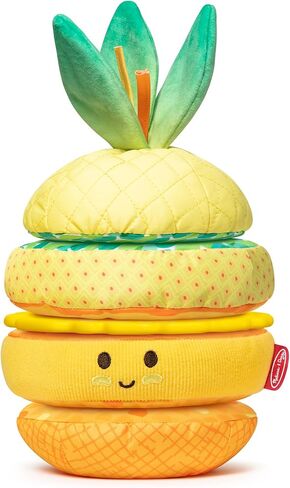 Melissa & Doug Multi-Sensory Pineapple Soft Stacker Infant Toy - Stacking Toys For Babies, Pineapple Stacking Toy For Infants in Kuwait