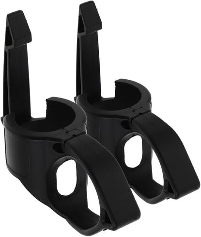 10 Pcs Black Nylon Flashlight Ring Holder Lightweight and Reliable Portable Bracket with 1 Inch Inner Diameter for Camping and Outdoor Adventures Firefighter Gear in Kuwait