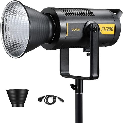 Godox FV150 150W 2.4G Flash LED Light, 1/8000s High Speed Sync, CRI96+, TCLI 96+, 12000LUX, 5600K±200K, Built in 8 FX Special Effects Modes, Compatible for Canon, Nikon, Sony, Olympus,Panasonic, Pent in Kuwait
