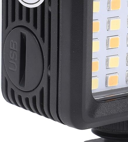 Yoidesu Diving High Power Dimmable LED Video Light for Action Camera, Underwater Photography Fill with Cold Shoe & 1/4in Adapter, 130ft Camera Lighting for in Kuwait