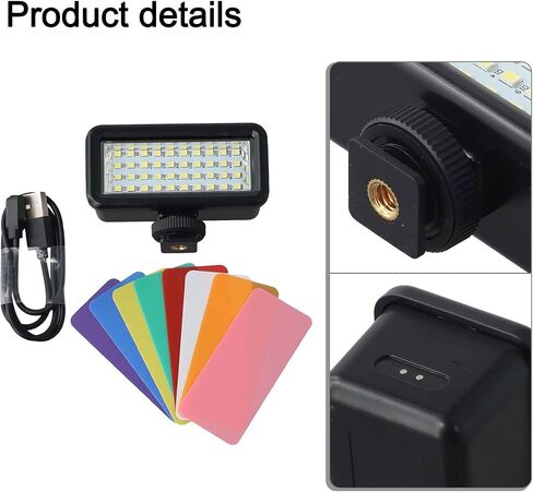 Scuba Diving Torch Underwater Video Light IPX8 Waterproof Rechargeable Dive Flash 2500mAh with Cold Shoe Mount for Action Snorkeling Camera(Lighting) in Kuwait