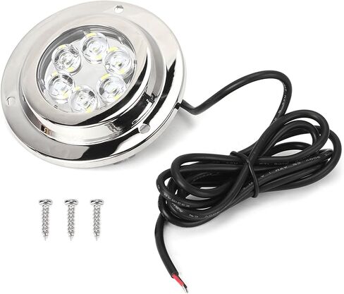 Underwater White Light, Marine LED Boat Light, IP68 Yacht Underwater Light with 18W High - Power LEDs, Stainless Steel 316 Housing for Boats and Yachts in Kuwait