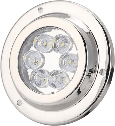 Underwater White Light, Marine LED Boat Light, IP68 Yacht Underwater Light with 18W High - Power LEDs, Stainless Steel 316 Housing for Boats and Yachts in Kuwait