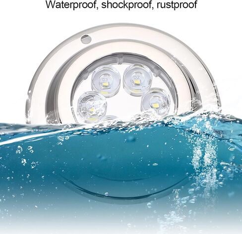 Underwater White Light, Marine LED Boat Light, IP68 Yacht Underwater Light with 18W High - Power LEDs, Stainless Steel 316 Housing for Boats and Yachts in Kuwait