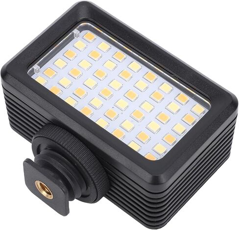 Diyeeni Diving Light High Power Dimmable 40m LED Video Light for Action Camera, Underwater Photography Fill with Cold Shoe 1/4inch Adapter, 130ft Camera in Kuwait