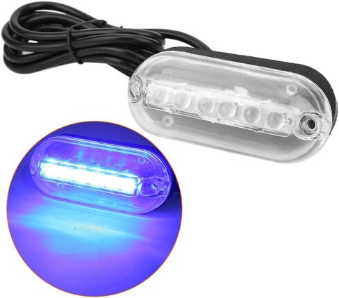 Marine Boat Yacht Background Light, DC12V 3W LED Underwater Light with Ultra High Brightness Red for Night Fishing (Blue) in Kuwait