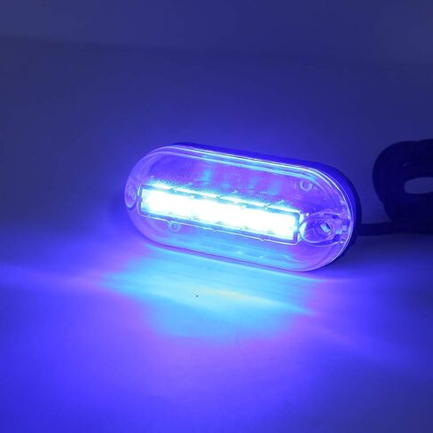 Marine Boat Yacht Background Light, DC12V 3W LED Underwater Light with Ultra High Brightness Red for Night Fishing (Blue) in Kuwait