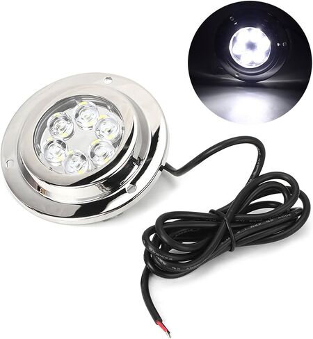 Marine Underwater Light Durable LED 18W IP68 for Yacht and Boat Stainless Steel 316 with High Luminous Efficiency in Kuwait