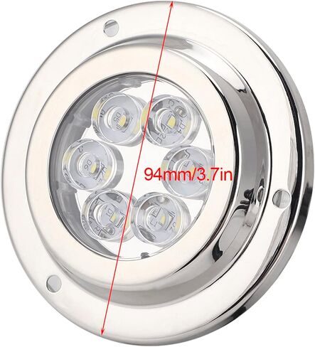 Marine Underwater Light Durable LED 18W IP68 for Yacht and Boat Stainless Steel 316 with High Luminous Efficiency in Kuwait