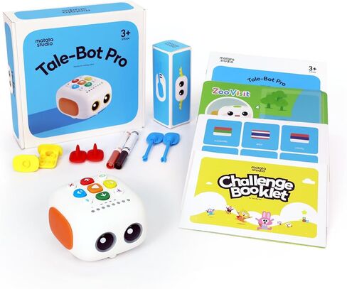 TaleBot Pro Coding Robot for Kids 3-5, Screen-Free STEM Toy | Screen-Free Coding Robot Teaches Toddlers Early Programming, Interactive STEM Learning for Pre-K & Homeschool, Ages 3-5 in Kuwait