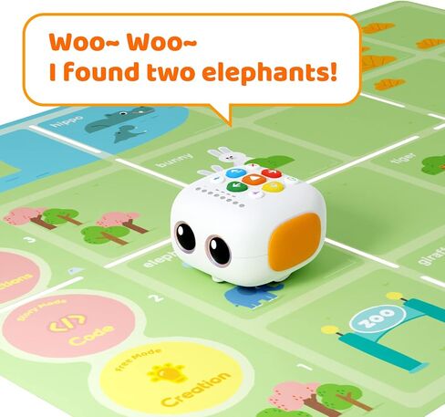TaleBot Pro Coding Robot for Kids 3-5, Screen-Free STEM Toy | Screen-Free Coding Robot Teaches Toddlers Early Programming, Interactive STEM Learning for Pre-K & Homeschool, Ages 3-5 in Kuwait