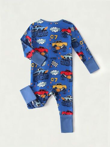 Bamboo Viscose Baby Romper Boys & Girls,2-Way Zip,Newborn-3T in Kuwait