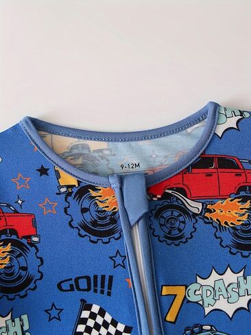 Bamboo Viscose Baby Romper Boys & Girls,2-Way Zip,Newborn-3T in Kuwait