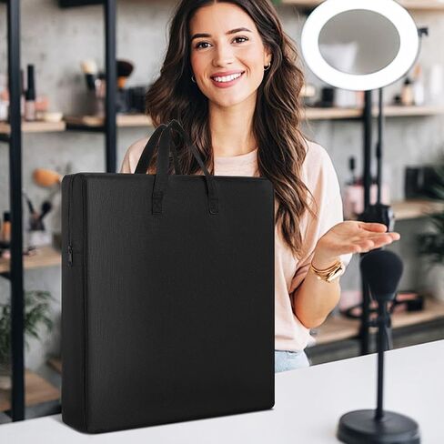 18-Inch Portable Ring Light Transport Bag with Zipper, Protective Photography Light Carry Case for Travel and Video Streaming, Lightweight Storage Handbag for Photographers in Kuwait