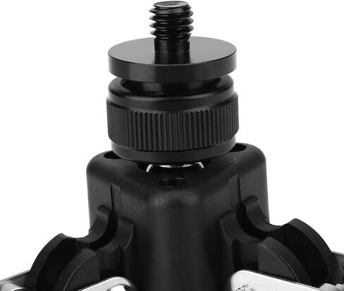 Universal Mini Three Feet Support Stand Tripod Monopod Base with 3/8in Mounting Screw, Compact Aluminum Alloy Tripod Base for Hands - Free, Macro Photography & Self - Time in Kuwait