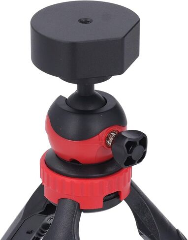 Tripod Mounting Kit, Adjustable Height Aluminum Alloy Mini Stand with Adapter 360° Rotation Portable Lightweight for Outdoor Signal Reception (Black Adapter) in Kuwait