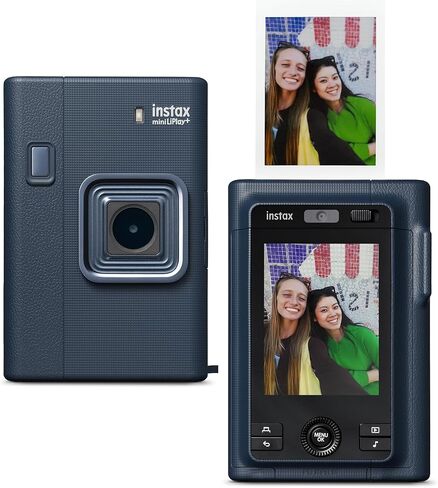 FUJIFILM instax mini LiPlay+ Hybrid Instant Camera - Sand Beige in Kuwait