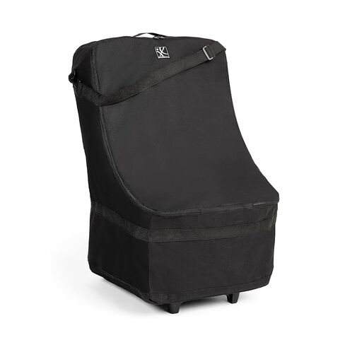 J.L. Childress Wheelie Car Seat Bag - Travel Bag for Airplane, Fits Most Baby & Infant Car Seats, Boosters, & Carriers, Airport Accessories for Gate Check or Baggage Check, Dual Rubber Wheels - Black in Kuwait