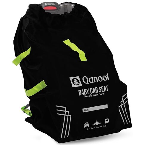 Infant Car Seat Travel Bag for Airplane - Durable Gate Check Bag for Car Seats that fits easily on Convertible Car Seats, Infant Carriers & Booster Seats (Backpack, Blue) in Kuwait