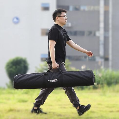 AMBITFUL Padded Tripod & Light Stand Case with Shoulder Strap 31inch Black | Waterproof Nylon, Foam Padding Protects, Adjustable Strap, Buckle+zipper closure Fits Tripods/Stands/Umbrellas in Kuwait