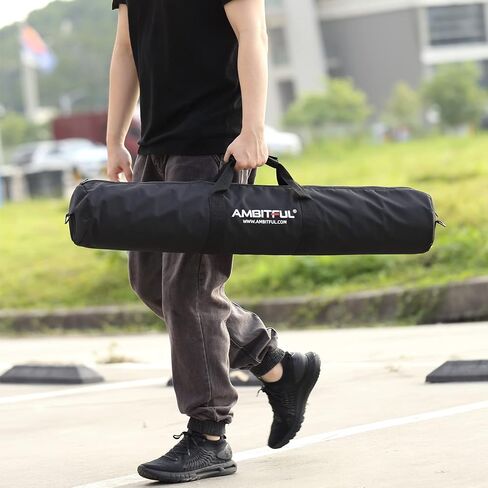 AMBITFUL Padded Tripod & Light Stand Case with Shoulder Strap 31inch Black | Waterproof Nylon, Foam Padding Protects, Adjustable Strap, Buckle+zipper closure Fits Tripods/Stands/Umbrellas in Kuwait