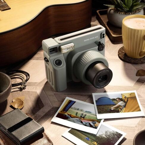 FUJIFILM INSTAX Wide 400 Instant Camera 40-Sheet Power Bundle | For Parties, Events & Instant Photos | Includes Battery Charger, Camera Bag, Cleaning Kit in Kuwait