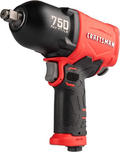 CRAFTSMAN 1/2-in 750 ft-lbs Air Impact Wrench, Composite Body, Variable Power Settings, 1/4-in NPT Air Inlet in Kuwait